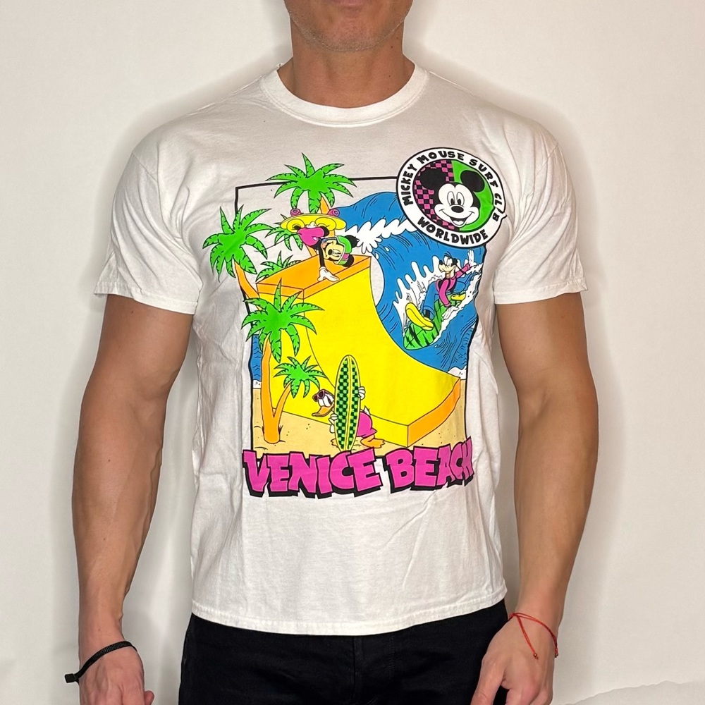 Disney Forever 21 White Graphic T-Shirt
